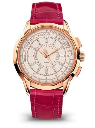 Patek Philippe Multi-Scale Chronograph 4675 Rose Gold 175th Anniversary 4675R-001 Replica Watch